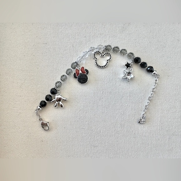 Swarovski Disney Crystal Beads Charm Bracelet - Picture 1 of 4